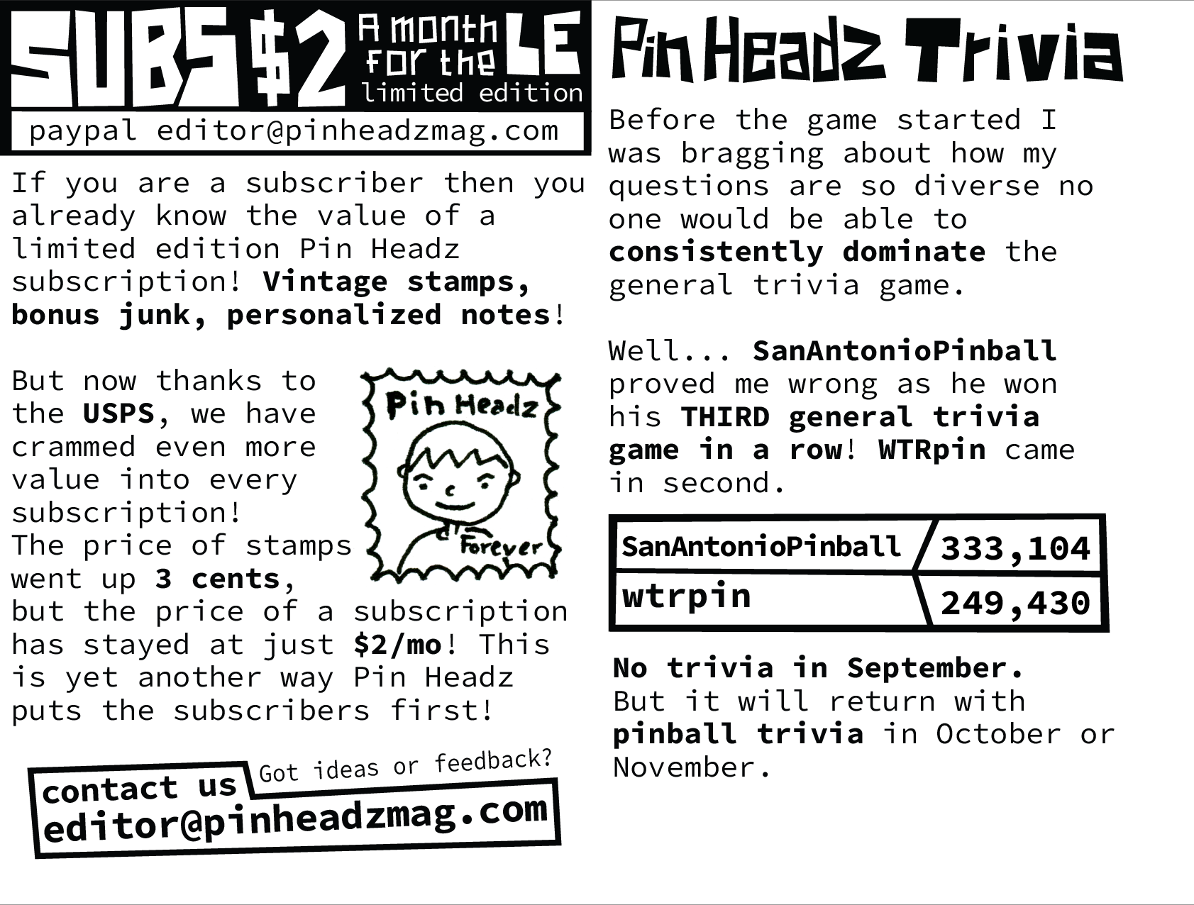 Pin Headz - Issue 21Page 2-3 (of 8)