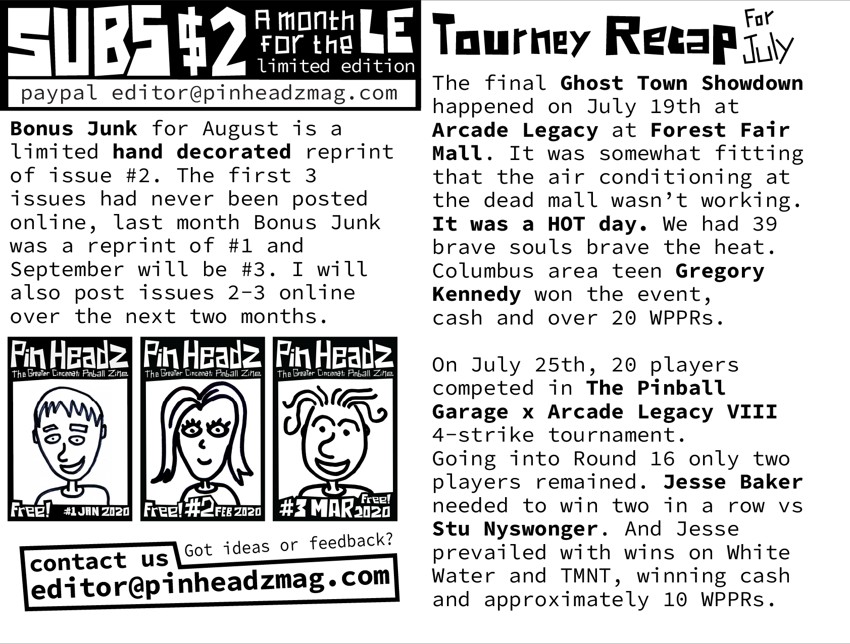 Pin Headz - Issue 32Page 2-3 (of 8)