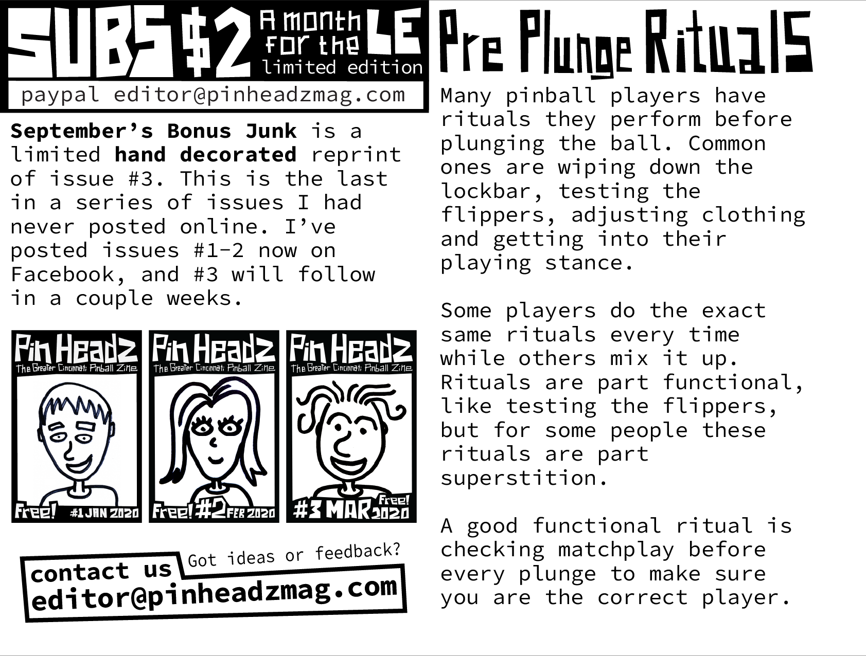 Pin Headz - Issue 33Page 2-3 (of 8)
