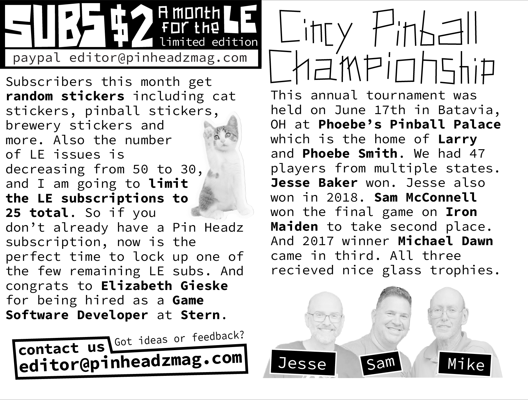Pin Headz - Issue 43Page 2-3 (of 8)