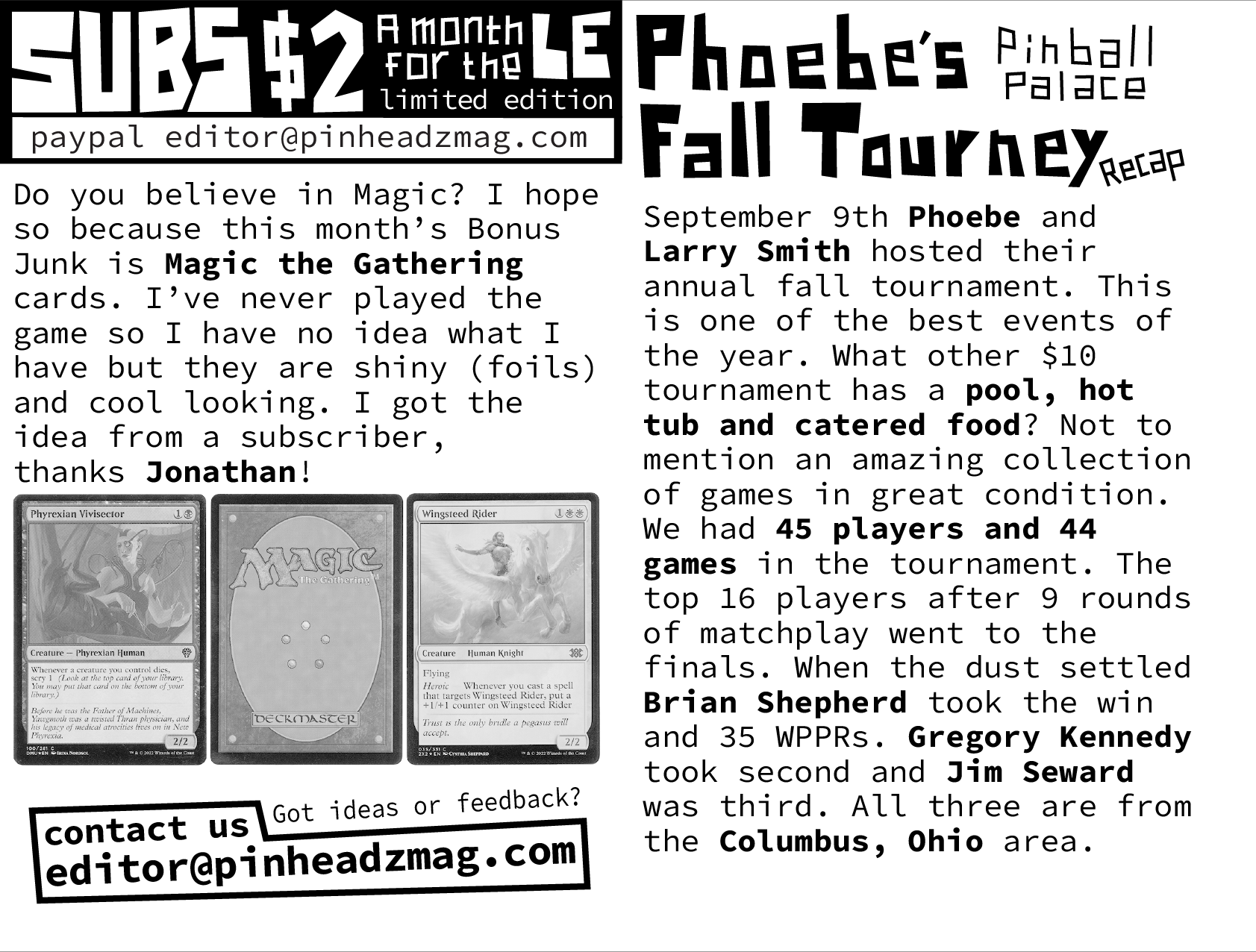 Pin Headz - Issue 45Page 2-3 (of 8)